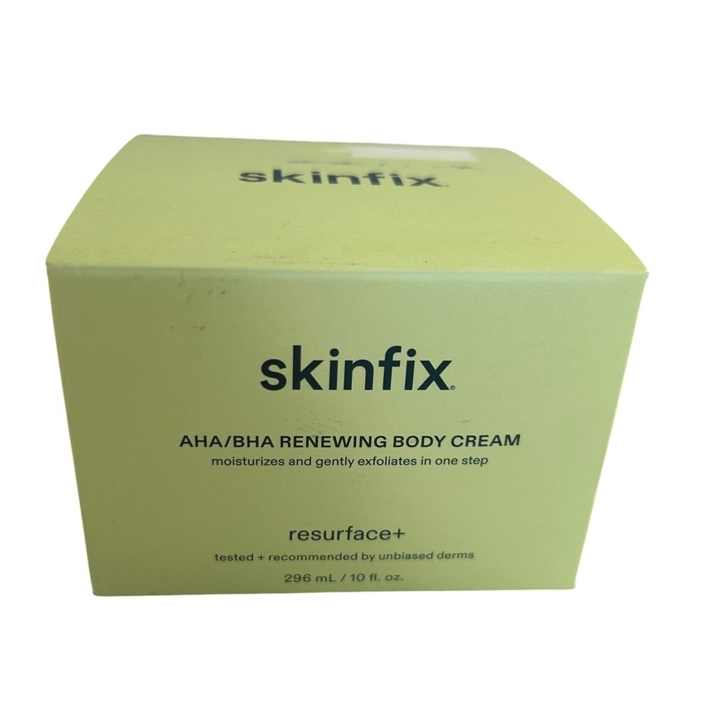 Skinfix Resurface+ AHA/BHA Renewing Body Cream 10 oz New!